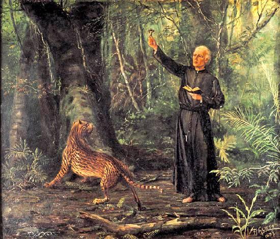 Benedito Calixto Gospel in the Jungle Norge oil painting art